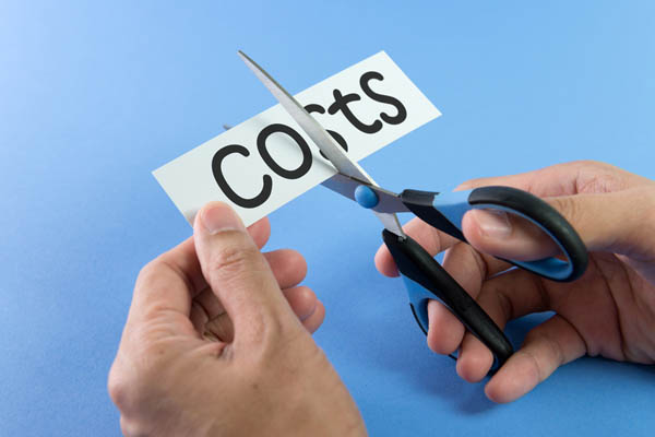 image of scissors cutting costs depicting propane fuel costs