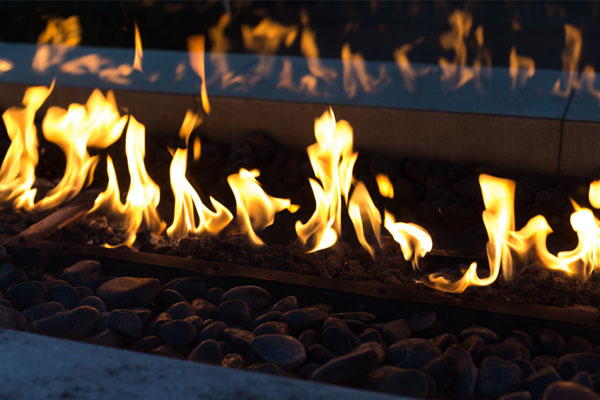 gas propane fireplace
