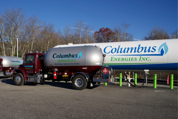 Columbus Energies delivery trucks