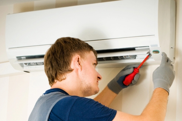 ductless AC installation