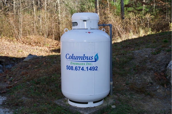Columbus Energies propane tank