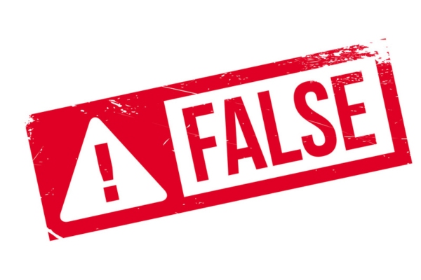 FALSE rubber stamp depicting Switching to Propane Demands a Full System Replacement