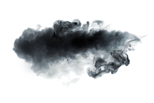 black smoke depicting soot