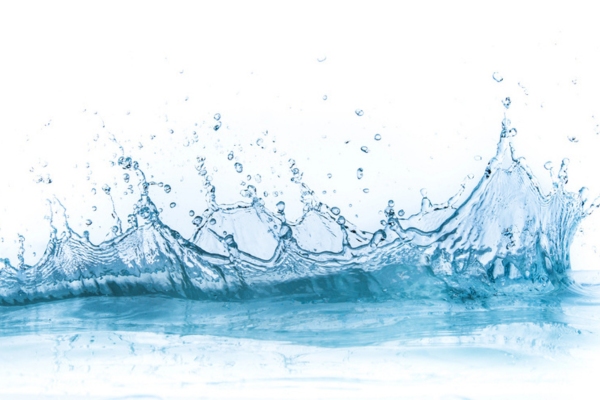 water splash depicting cooled water